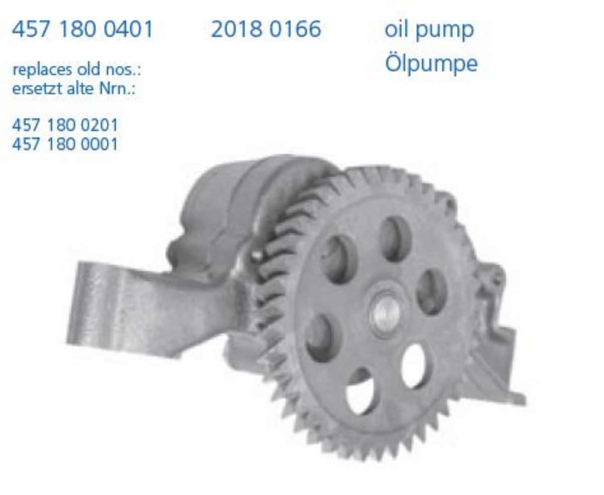 Yağ Pompası 457 Euro 3 E.m. | OEM A4571800401