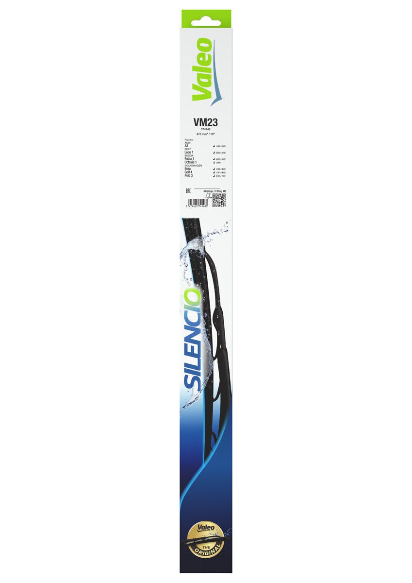 Valeo Silencio VM23 (X1) / (475 MM) A3; Golfiv; Poloiii (Yt) | VALEO 574148 | OEM SILUVM23 VOL_574148_BEG SEA_574148_