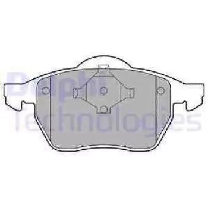 On Fren Balatasi Passat A4 1,8 / 1,8T / 2,4 / 2,5 / 2,6 95>01 | DELPHI LP978 | OEM 8D0698151A