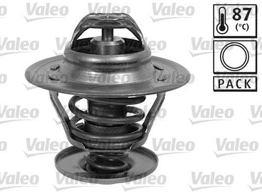 Termostat (87°) A3 A4 A6 Bora Caddy II Golf Jetta II Passat Polo T4 T5 Octavia Cordoba Ibiza Fabia | VALEO 820168 | OEM 032121113 032121113 044121113 044121113