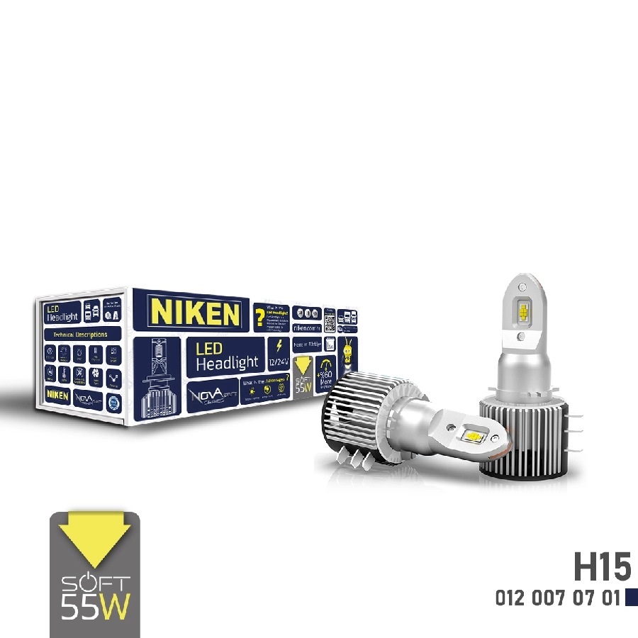 LED Far Ampulü Nova Soft (Takım) Xenon Tip 12V H15 | OEM 0120070701