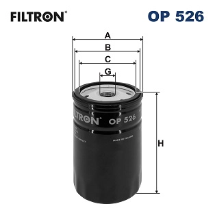 Yag Filtresi Caddy Golf Jetta Passat Polo Bora T5 LT28 35 LT40 55 Ibiza Leon Toledo Octavia | FILTRON OP 526 | OEM 035115561A 035115561A 035115561G 037115561B 035115561G 037115561B