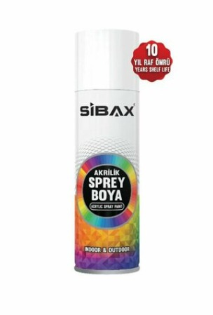 Sibax 250 1050 Akrilik Sprey Boya Mat Siyah (RAL9005)