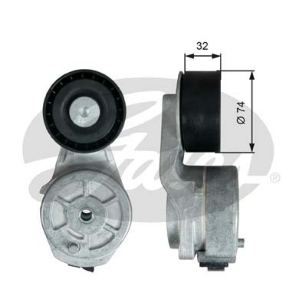 Kayış Gergisi Komple (Düz Kasnak) Scania DC12 | OEM 1512181