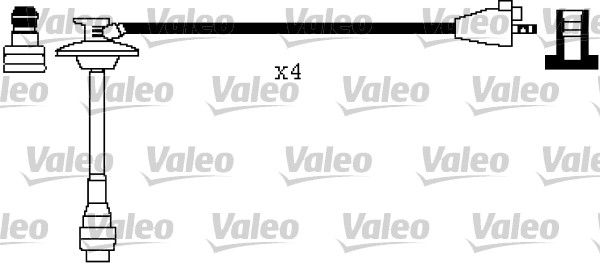 Buji Kablosu Toyota Avensis Rav IV Camry 2.0 2.2 16V 97-01 | VALEO 346452 | OEM 9091921576 9091921576 9091921585 9091921598 9091921585 9091921598
