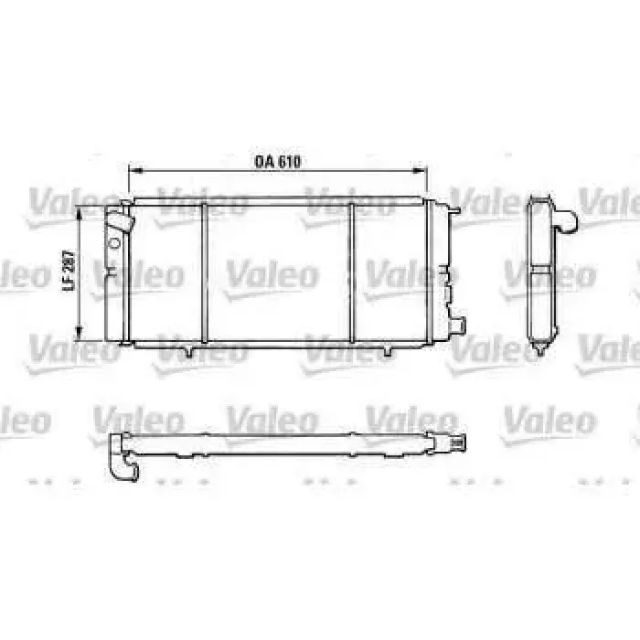 Motor Radyatoru P205 Gentry / Gti 1,9 | VALEO 810827