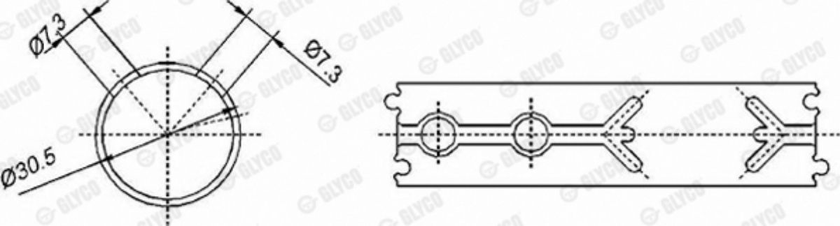 Piston Kol Burcu 30.50 2000 Sprt.212,312,412.D-Vario.512,612,812.D-Vito.110,112.D Om.602 | OEM 603 038 0150
