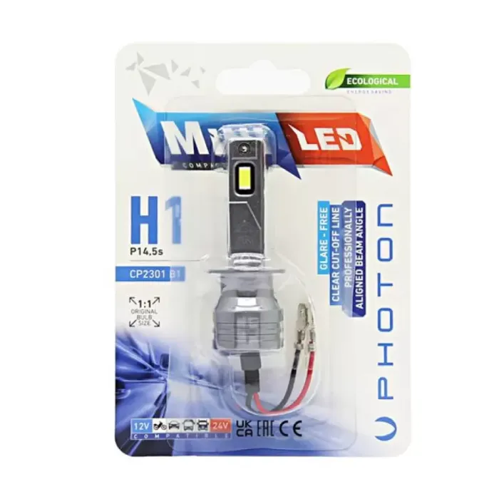 Mini H1 12-24V Compact Led (Tekli Blister) | PHOTON CP2301 B1