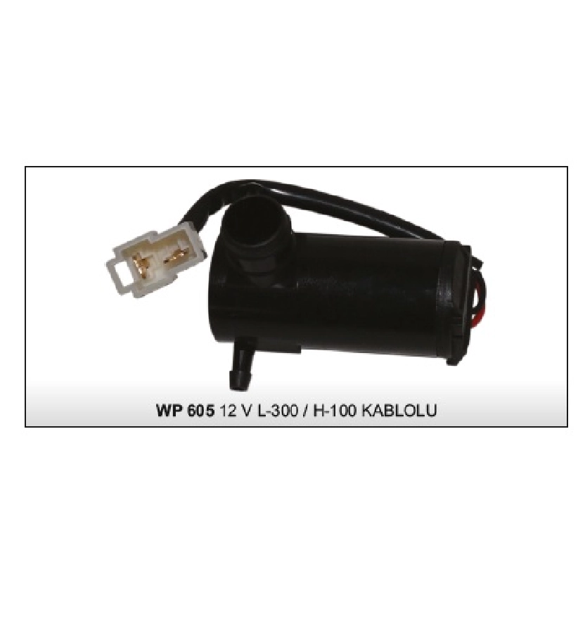 12V. L-300, H-100 Kablolu Su Fıskiye Motoru | OEM WP605