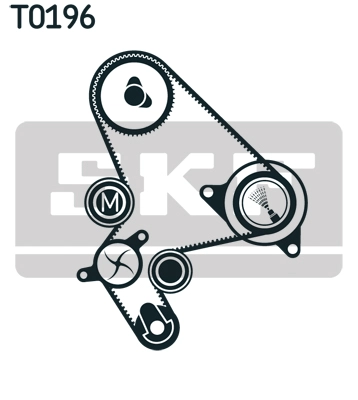 Eksantrik Rulman Kiti Grand Vitara 2,0 Hdi 4×4 08> 806 807 Expert Jumpy C8 Evasion DW10ATED4 2.0 16V 144 Diş Kayiş | SKF VKMA 03248 | OEM 0831.73