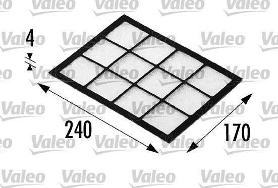 Polen Filtresi Palio Albea Siena 1,0 / 1,2 / 1,4 | VALEO 698690 | OEM 7079682