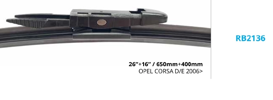 Silgi Paleti (2 Adet) 650 ve 410mm MUZ2 - Corsa D (2006 ve sonrası ) - 90302 | OEM RB2136