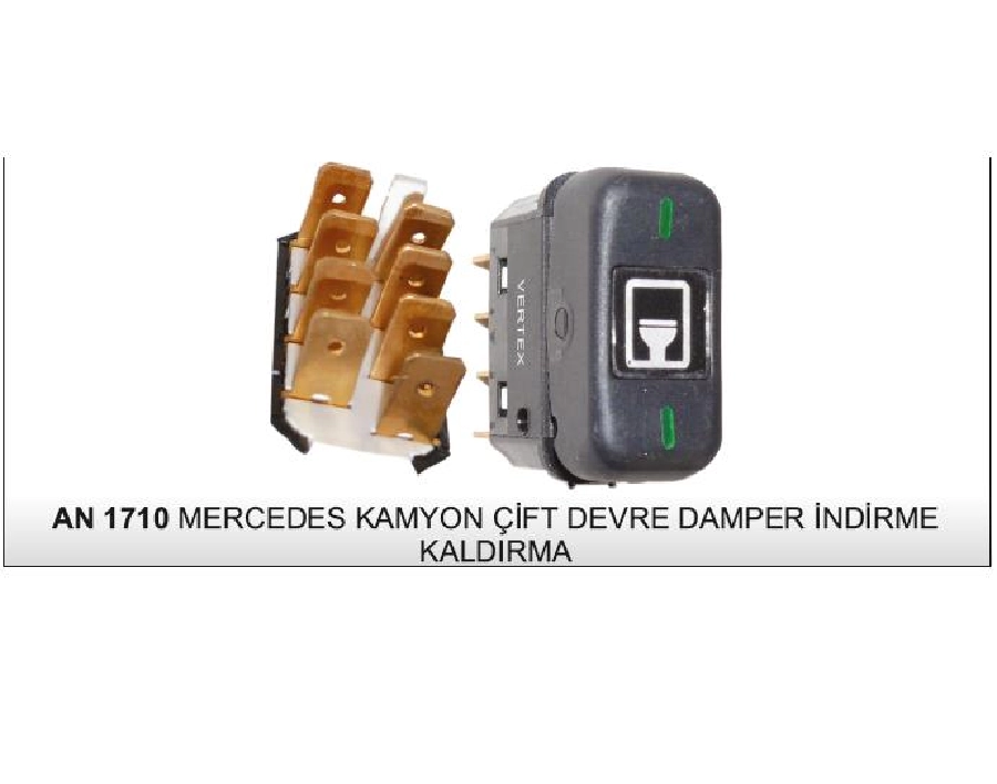 Damper Anahtarı Axor Çift Devre-An 506 AN5508 | OEM AN1710