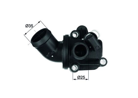 Termostat 87 °C (M266) A-Class W169 04>12 B-Class W245 05>11 | MAHLE TH387 | OEM A2662030675