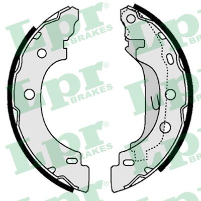 Arka Fren Balatasi Kampana Renault Clio 4, Kango Dacia Logan, Sandero Nissan Kubistar 0.9 Tce 1.2 1.5 Dci | LPR 07330 | OEM 7701205523 7701207555 4406000QAG