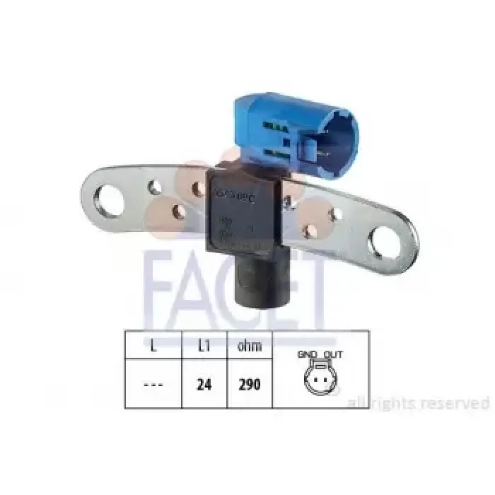 Krank Mili (Eksantrik) Sensoru Duster Logan Arena Kubistar Clio Kangoo Laguna Logan Megane Scenic Thalia | FACET 9.0543 | OEM 8200647554 7700101970 8200468645