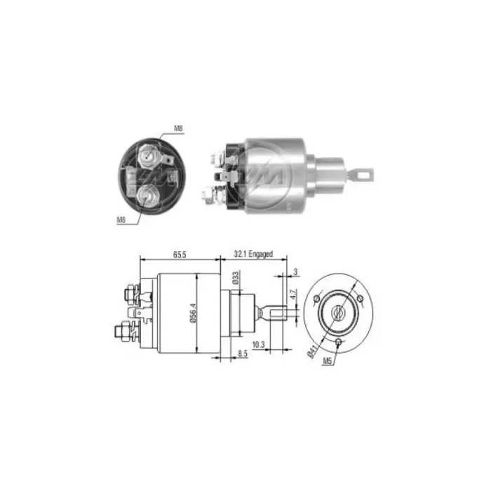 Mars Otomatigi 12V Ford Escort VW Polo Golf Jetta Passat Audi 80 90 100 | ZM 0773 | OEM 26911287