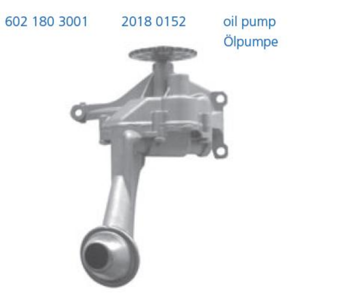 Yağ Pompası 602 Spr Dişlili | OEM 602 180 3001