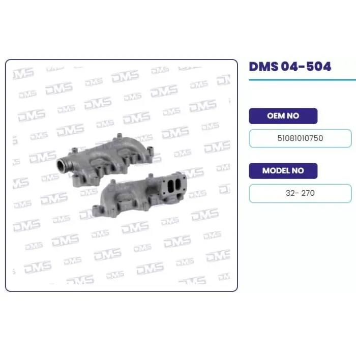 Egzoz Manifoldu Takim MAN 32-270 | DEMOSAN 04-504 | OEM 51081010750-51081010750