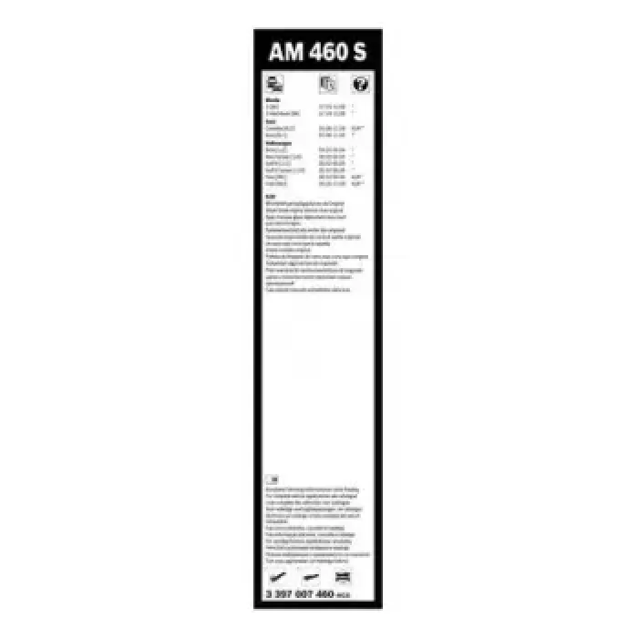 Silecek Supurgesi Takim Aerotwin Multiclip Bora Golf IV Polo Cordoba 98>06 [530 / 450 MM] | BOSCH 3397007460 | OEM 1J0998003