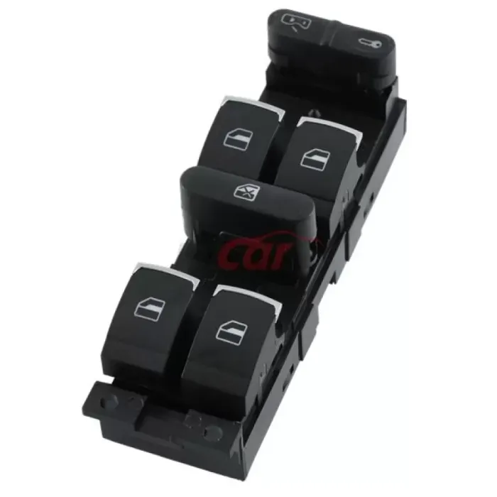 Cam Acma Kapama Anahtari Surucu Tarafi Dortlu Golf 4 Bora Passat B5 96>06>Krom Kaplama | KRAW AN-412C | OEM 3BD959857