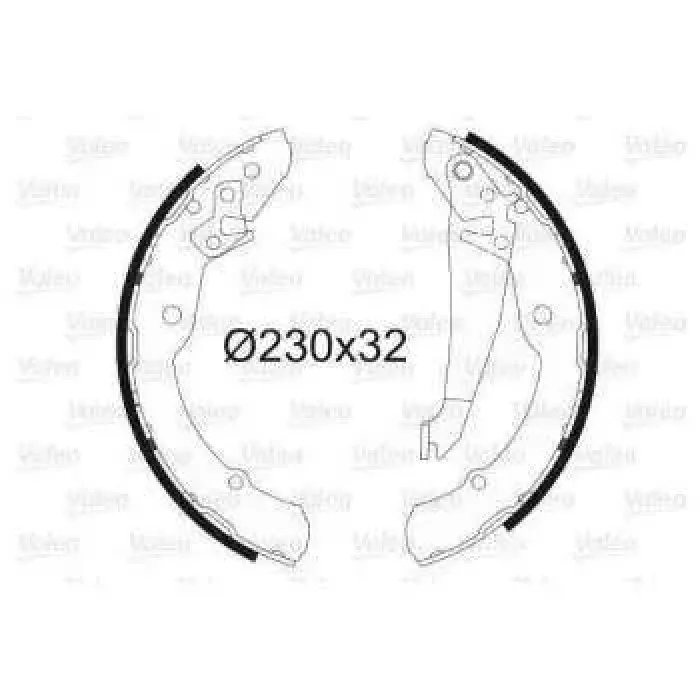 Arka Fren Balatasi Pabuc Octavia All 96> Caddy 1,4 1,6 1,7SDI 1,9D 1,9SDI | VALEO 562641 | OEM 1J0609525 1J0609525 1J0609525A 1J0609525B 1J0609525A 1J0609525B