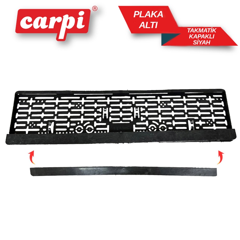 Carpi Plaka Altı Takmatik Kapalı Siyah 2 Parça