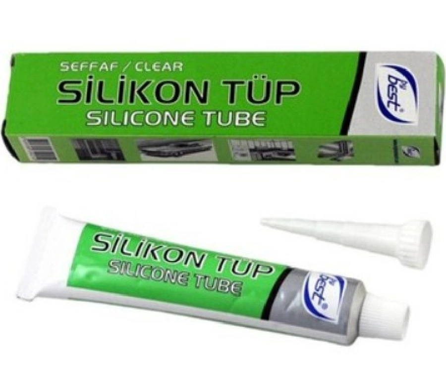 Silikon Tüp 50gr Şeffaf | OEM BEST-BY0S10