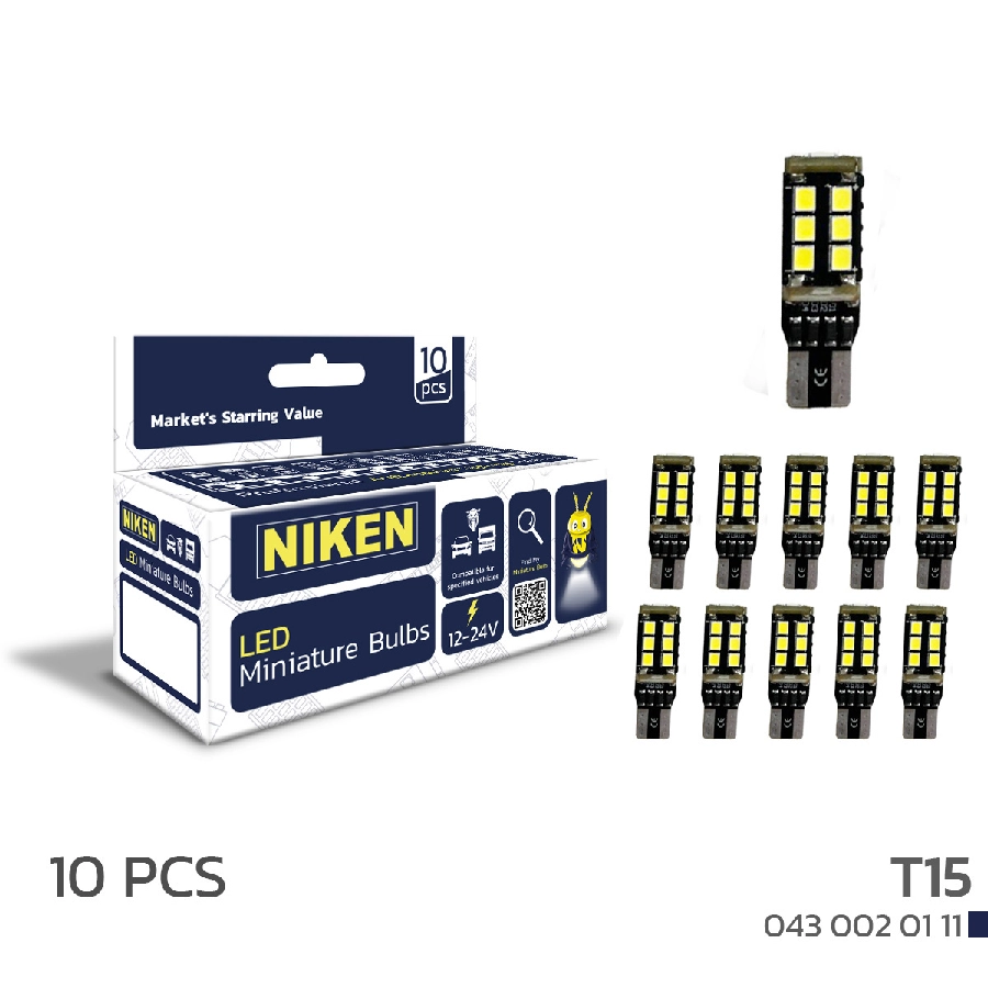 LED Ampul T15 CANBUS Park Ledi 15 LED'li | OEM 0430020111