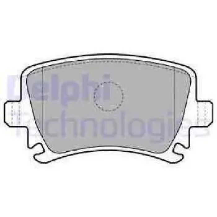 Arka Fren Balatasi A3 Tum Modeller 05 / 03> A4 Passat 1,6FSI / 1,9TDI / 2,0TDI 95>16 | DELPHI LP1824 | OEM 1K0698451D 1K0698451K 3C0698451B 8E0698451F