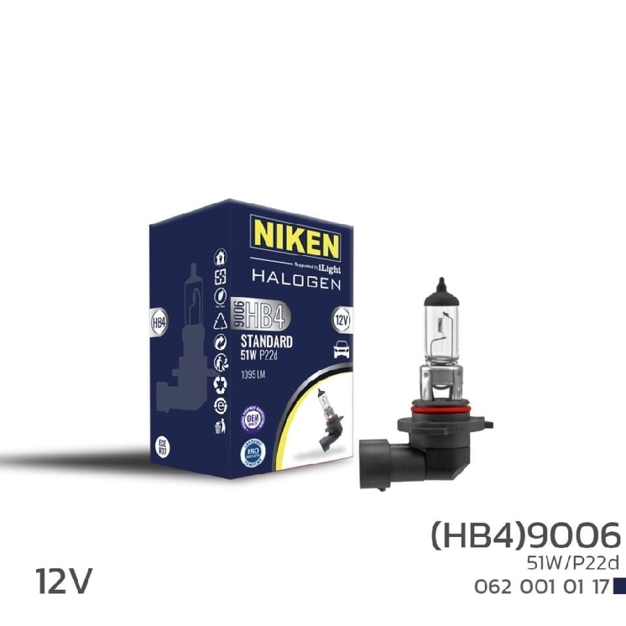 Ampul 9006 (HB4) 51W Halojen Ampul P22d (12V) | OEM 0620010117