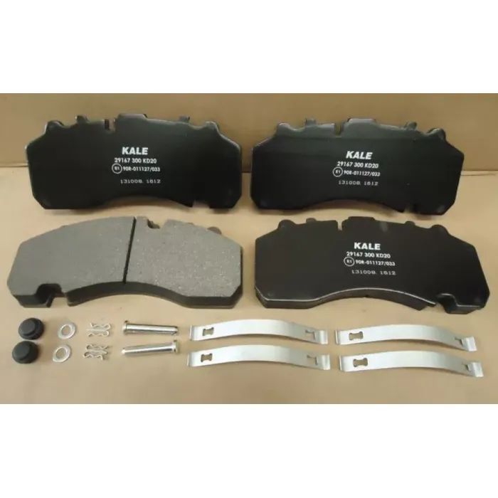 On / Arka Fren Balata Mercedes Actros Frehauf Dorse Bpw Dingil (Yayli Centikli) / (00 ) | KALE B 29167 300 14 | OEM 536270020