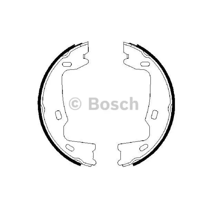 El Fren Balatasi Vectra A Vectra B Astra F Omega B | BOSCH 0986487214 | OEM 1605938