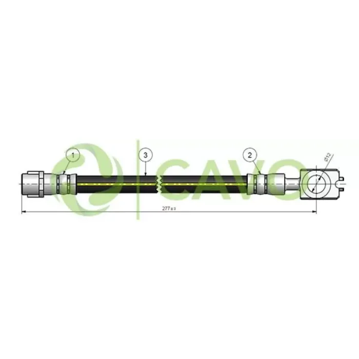 Arka Fren Hortumu A4 00>08 Exeo 08> | CAVO C900 427A | OEM 8E0611775N 8E0611775N 8E0611775H 8E0611775N 8E0611775H