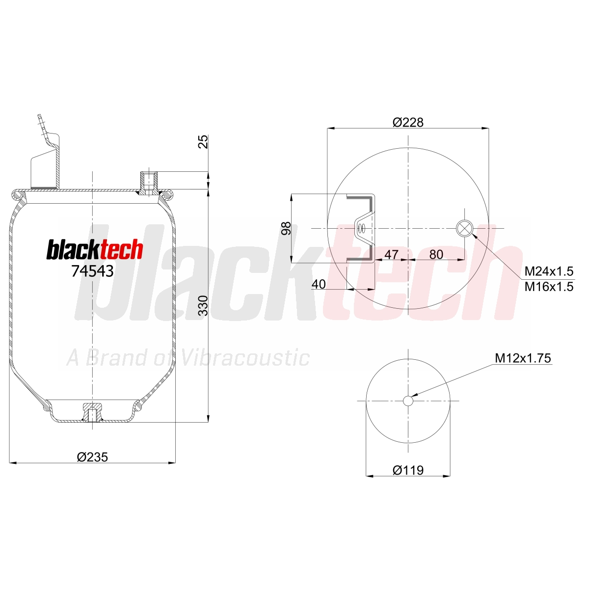 Körük Pistonsuz | OEM 20424543