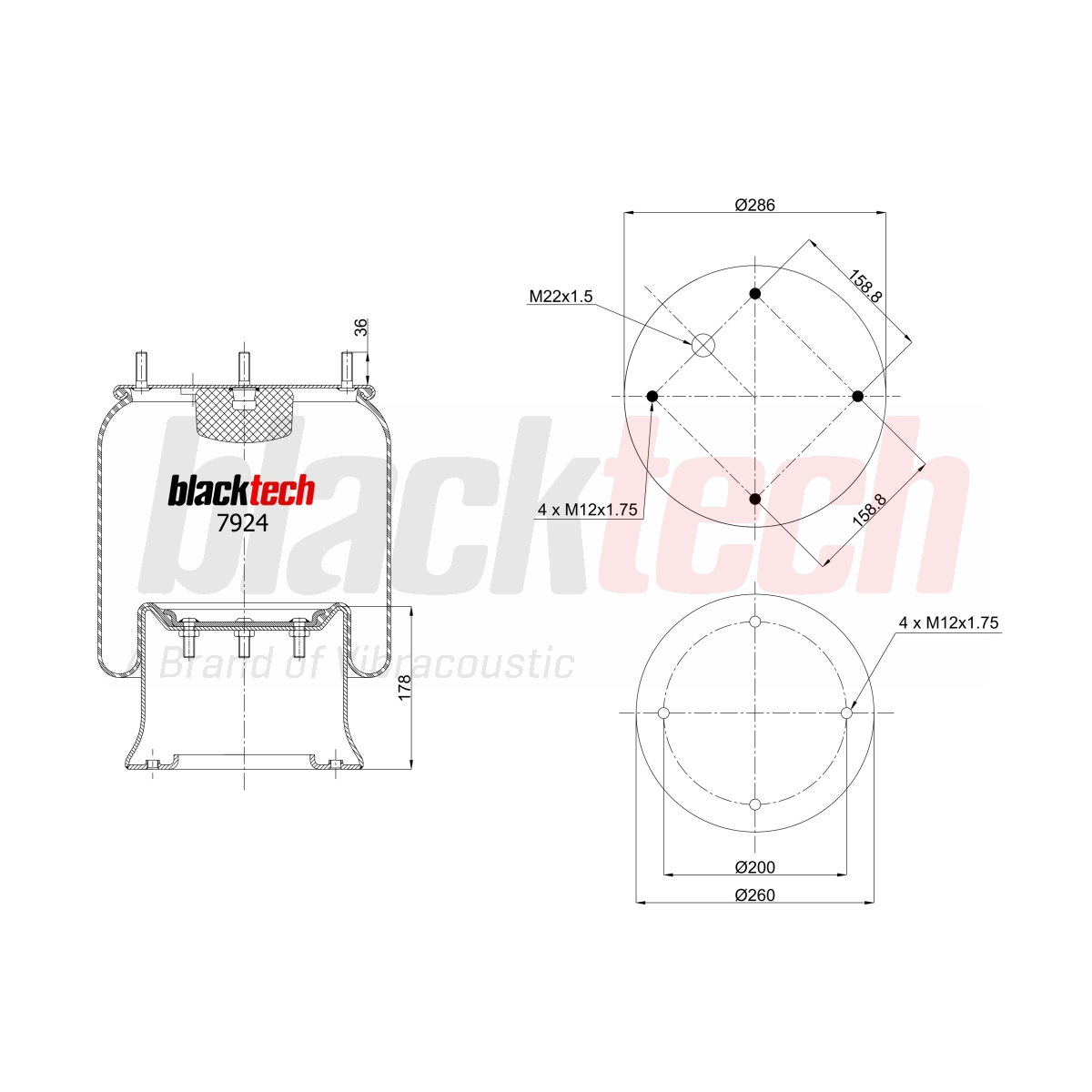 Körük Komple Metal Pistonlu | OEM 0036158E