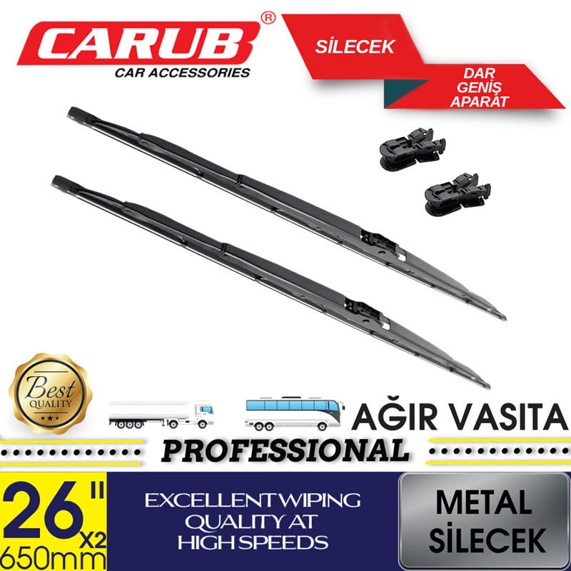 Carub 65 900 Çift Aparatlı Silecek Axor