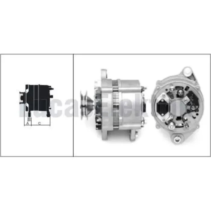 Alternator 24V 55A Iveco Eurocargo,Eurostar, | LUCAS LEA0168 | OEM 4757193 4757194 98418362
