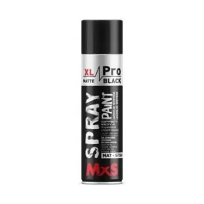 Mxs Pro Xl Sprey Boya Ral 9005/Parlak Siyah 500 Ml | MXS 186501