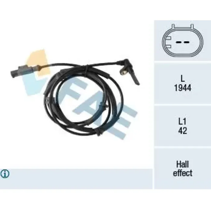 Tekerlek Devir Sensoru On Sol Alfa 147 1.6 16V 2.0 16V 1.9 Jtd 01> | FAE 78432 | OEM 46842227