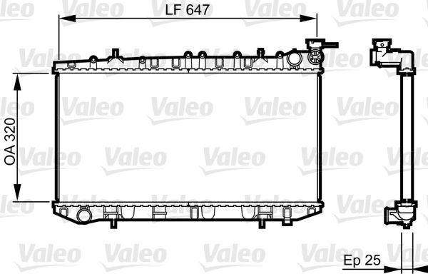 Motor Su Radyatoru Sunny D 2,0 90>94 Manuel | VALEO 731665 | OEM 2141057Y02 2141059Y02