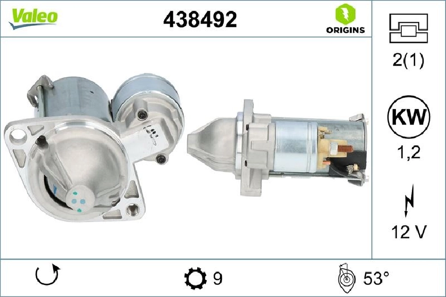 Mars Motoru 12V 1,2 kW 9DIS BMW E87 E90 E84 E83 Z4 E85 | OEM 33206N