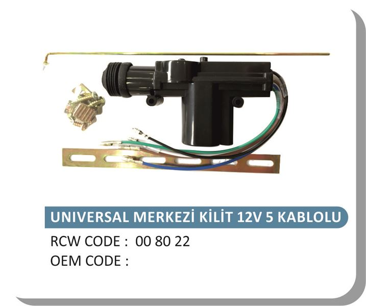 Merkezi Kilit Motoru Universal 2 Fis 12V (Tabanca Tip) | ROCKSWELL 007021