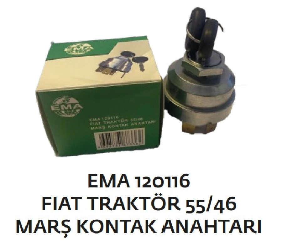 Kontak Anahtarı - Fiat Traktör (55-65, 46, -50-60-70, 56), Alçelik, Tümosan Tr.-Yağmur Tarım Tr | OEM 120116