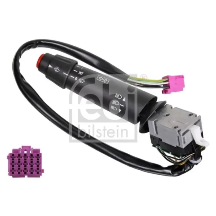 Far Sinyal Silecek Korna Kolu Siyah Mercedes Actros / Actros MP2-MP3 / Axor / Atego / Atego 2 / Axor / Axor 2 / Conecto / Tourismo / Travego/ O403 | FEBI 21833 | OEM 0075453124