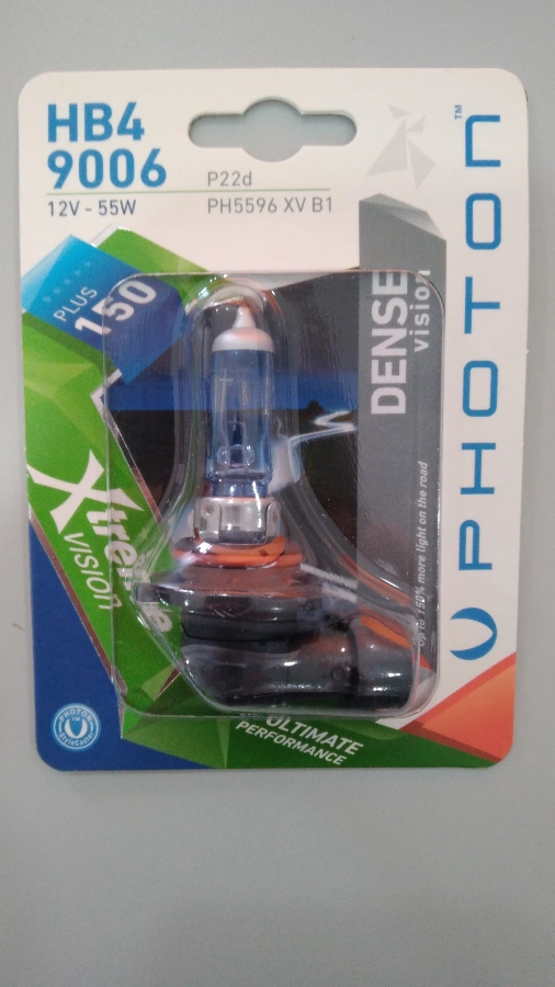 Ampul HB4 9006 12V 55W Xtreme Vision + %150 Fazla Işık (Tekli Blister) | OEM PH5596XVB1