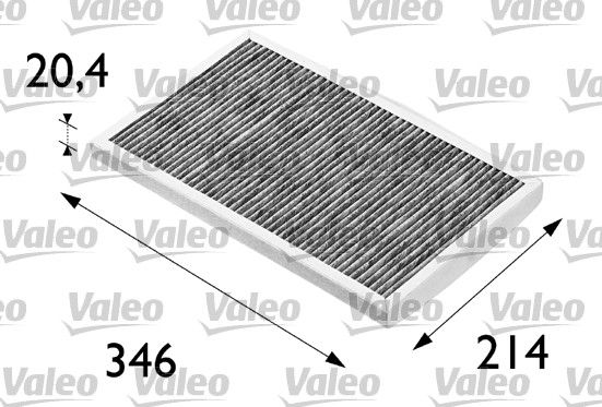 Polen Filtresi Audi A100 A6 88>11 Karbonlu | VALEO 698684 | OEM 4A0819439A 4A0819439A 4B0819439 4B0819439A 4B0819439 4B0819439A