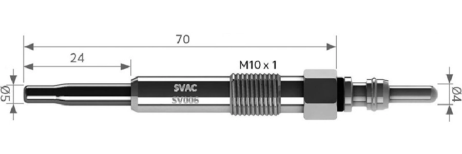 Kızdırma Bujisi 11V Audi A2 (8Z0): 1.2 TDI A3 (8L1): 1.9 TDI A4 (8D2, B5): 1.9 TDI A6 (4A2, C4): 1 | OEM SV006*