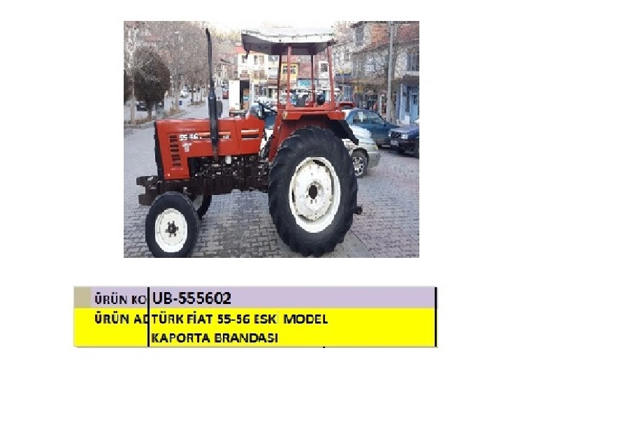 Branda Kaporta Traktör - Türk Fiat 55-56 Eski Model | OEM UBTF555601