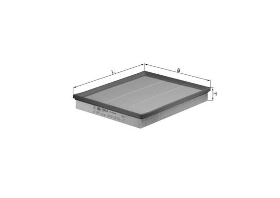 Hava Filtresi Movano Master 2 Mascot 1.9 / 2.0 / 2.2 / 2.5 / 2.8 98> | MAHLE LX876 | OEM 77 01 044 595